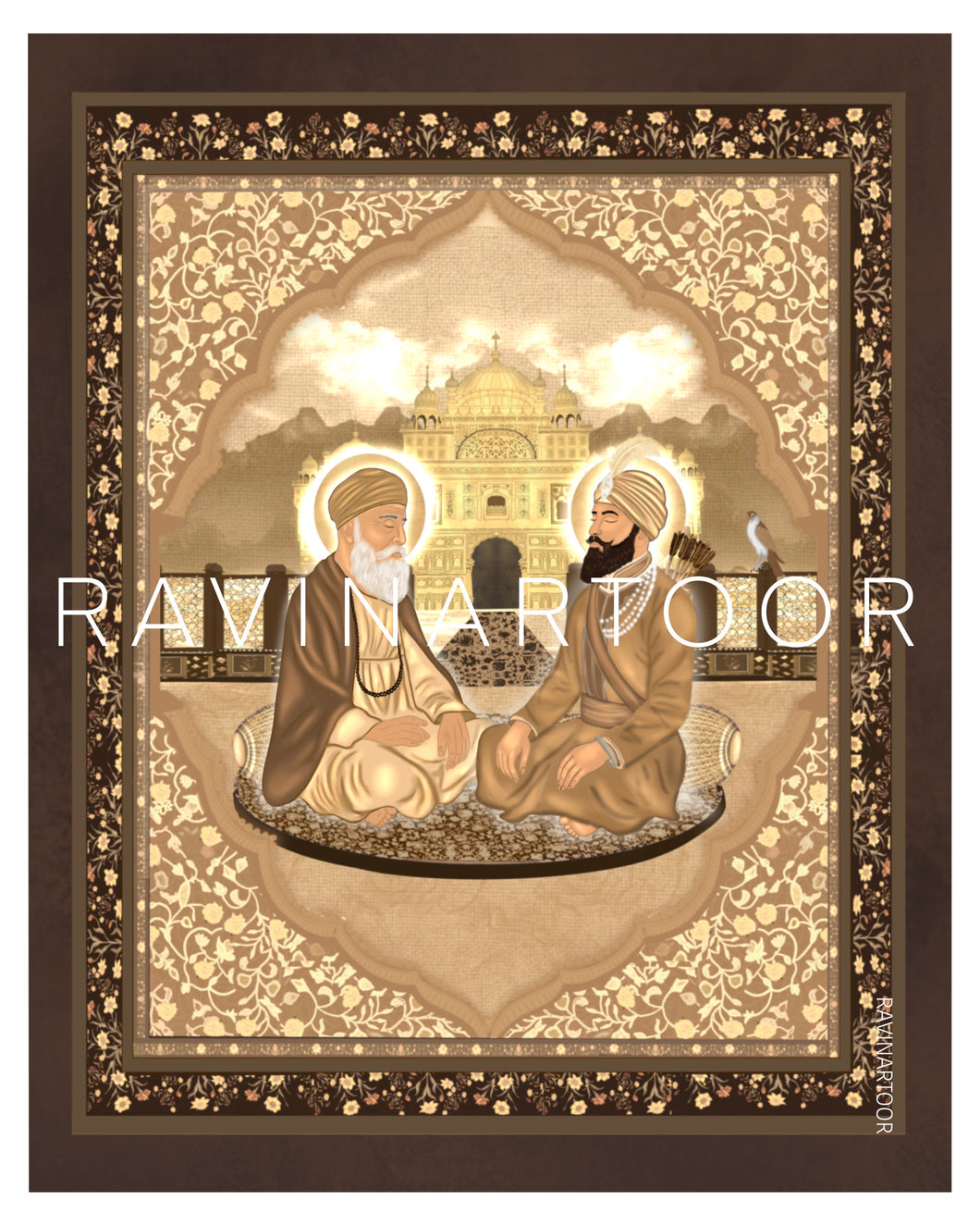 Echoes of Eternal Light | Sikh Art Print