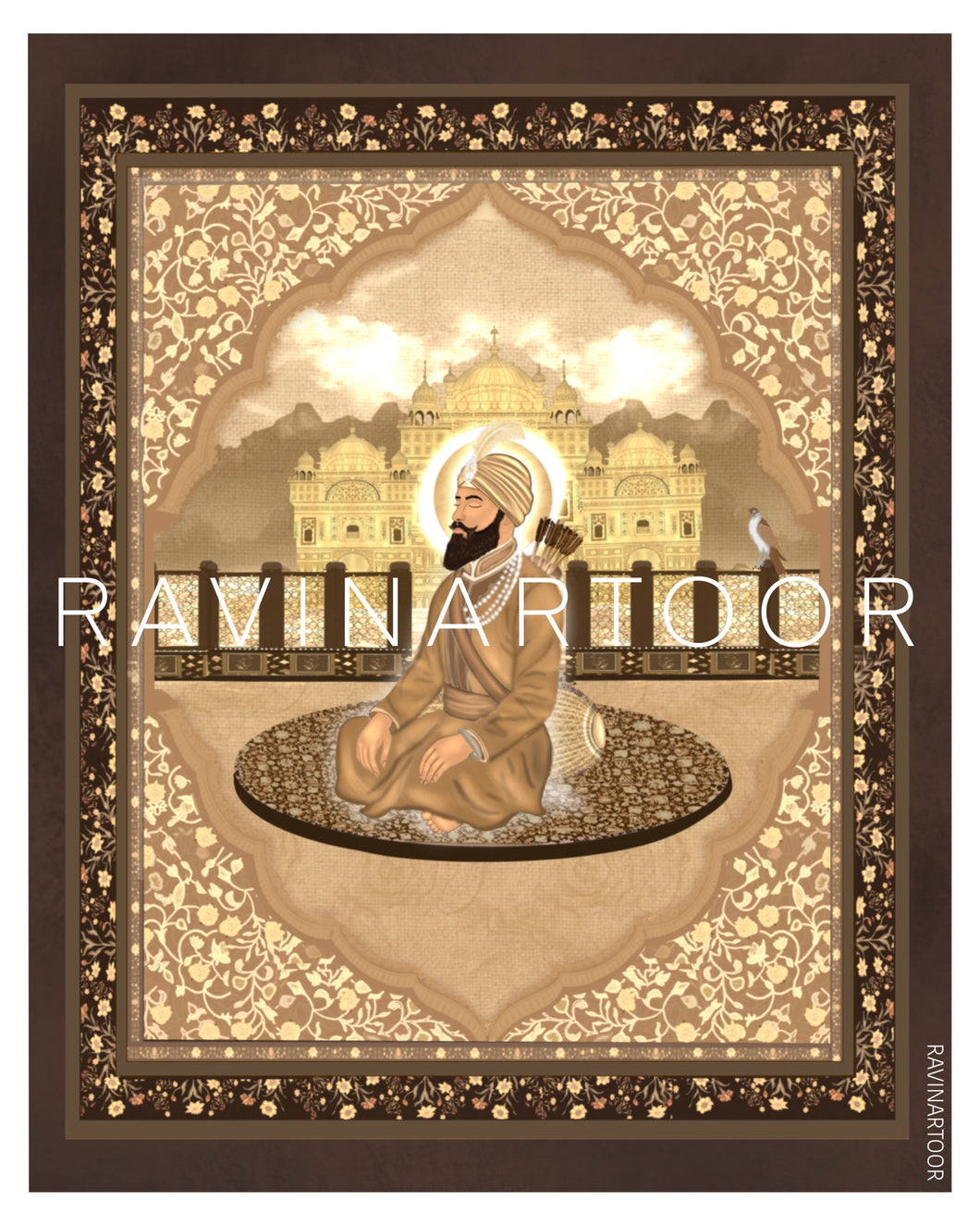 Guru Gobind Singh Ji 2  | Sikh Art Print