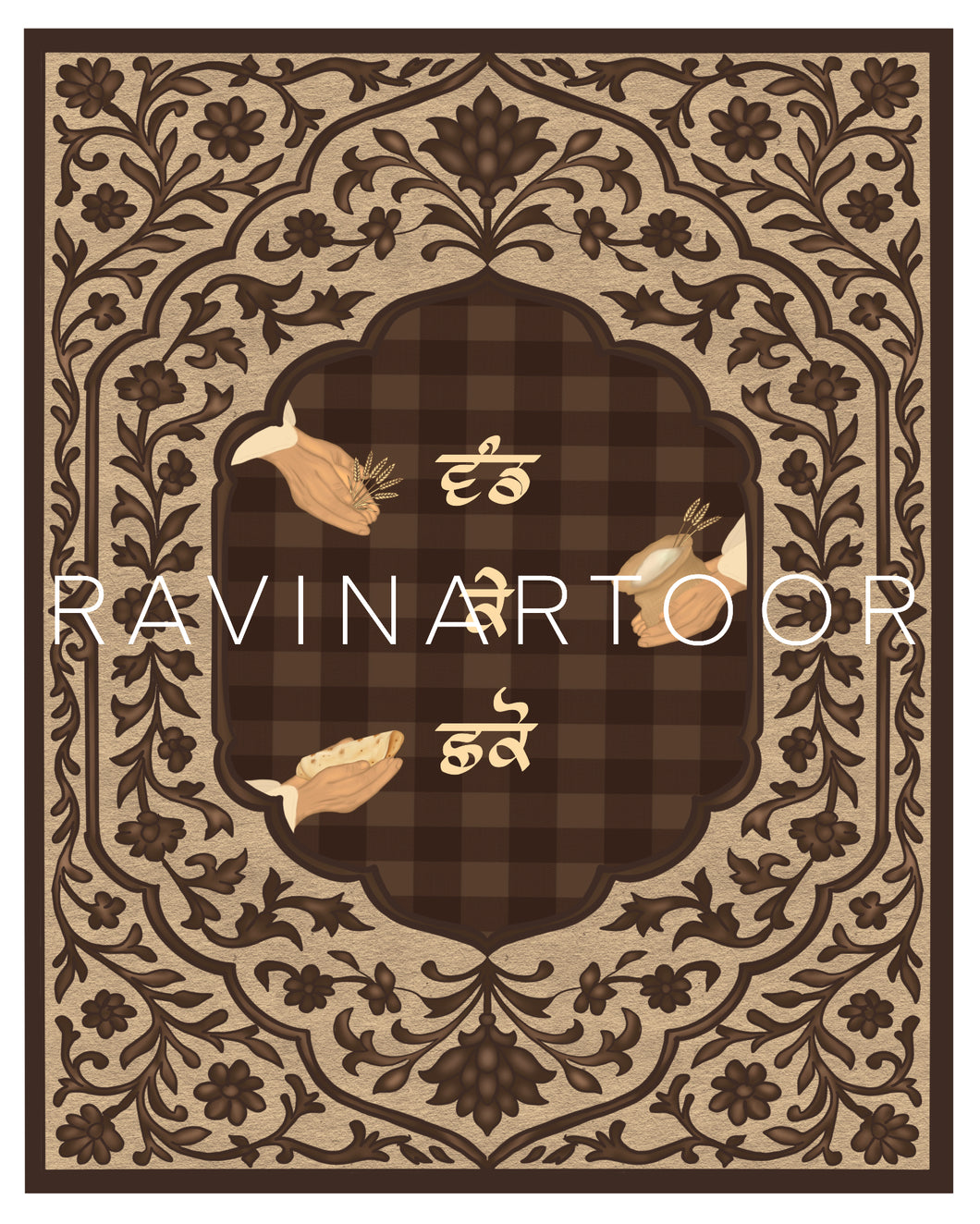 Vand Ke Chakko | Art Print – RAVINARTOOR