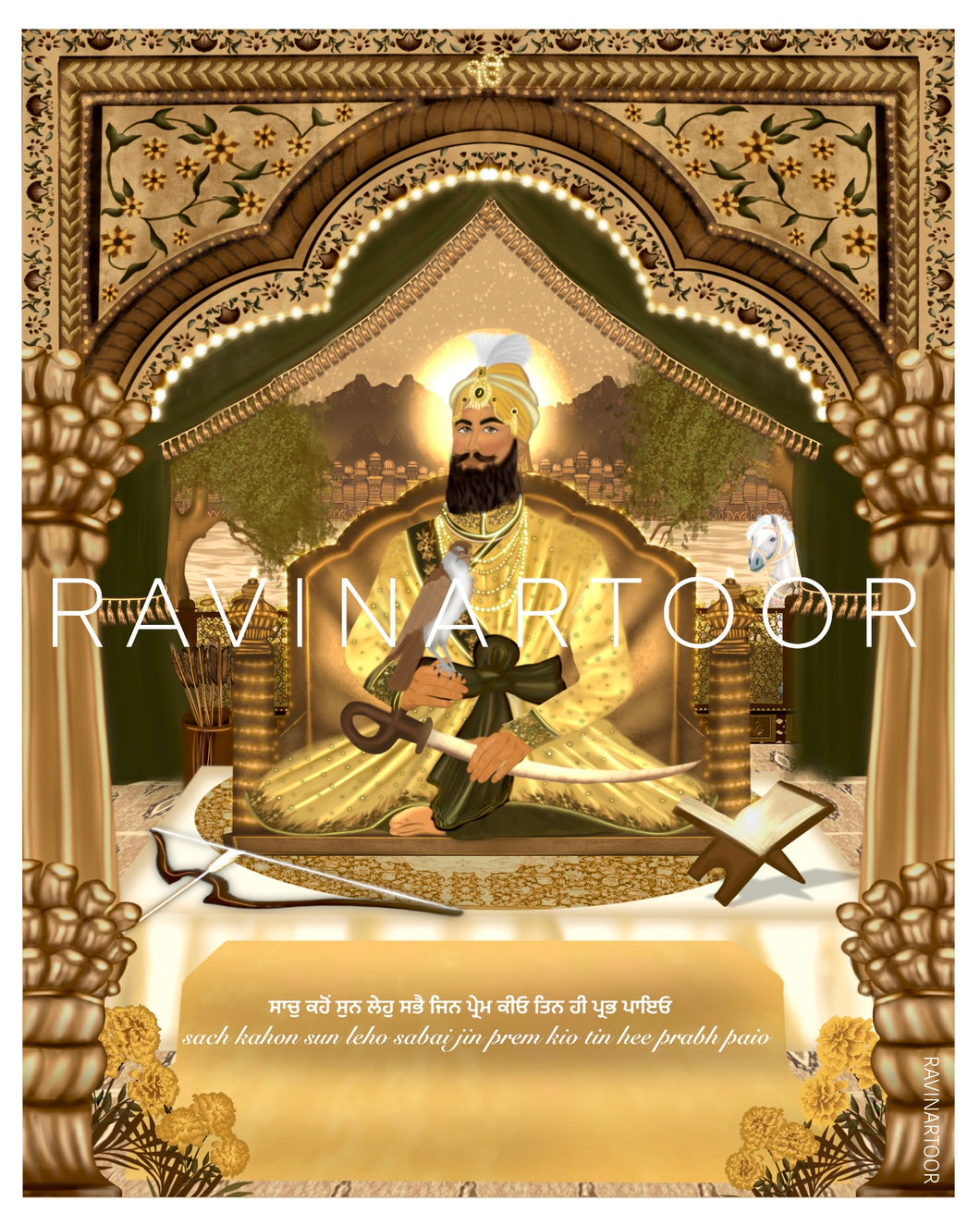 Guru Gobind Singh Ji | Sikh Art Print